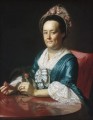 ジョン・ウィンスロップ夫人の植民地時代のニューイングランドの肖像画 ジョン・シングルトン・コプリー